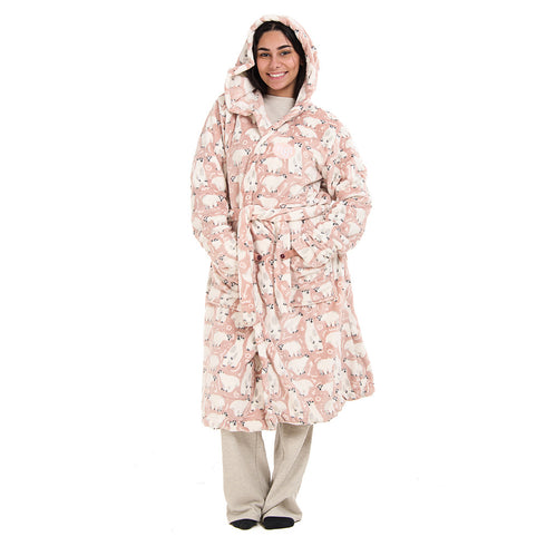 Snuggs Blanket Robe Cashmere Polar Bear